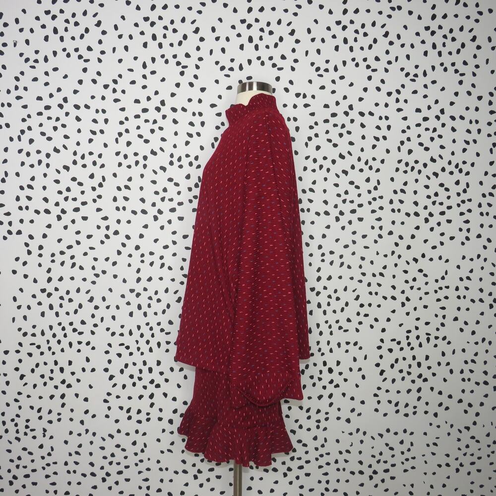 Free People Red Set the Mood Boho Matching Skirt Set - Picture 6 of 14
